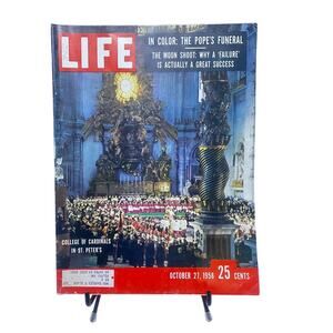 Life Magazine October 27 1958 Requiem for Pope Pius XII in Rome